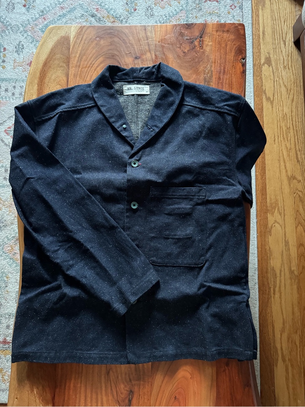 Rare Mr. Lynch by Imperfects Shipyard Canvas Shepherds Coat Jacket XL